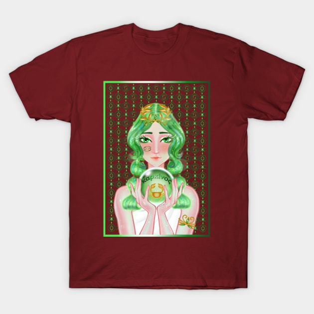 Cancer Emerald T-Shirt by amadeuxway